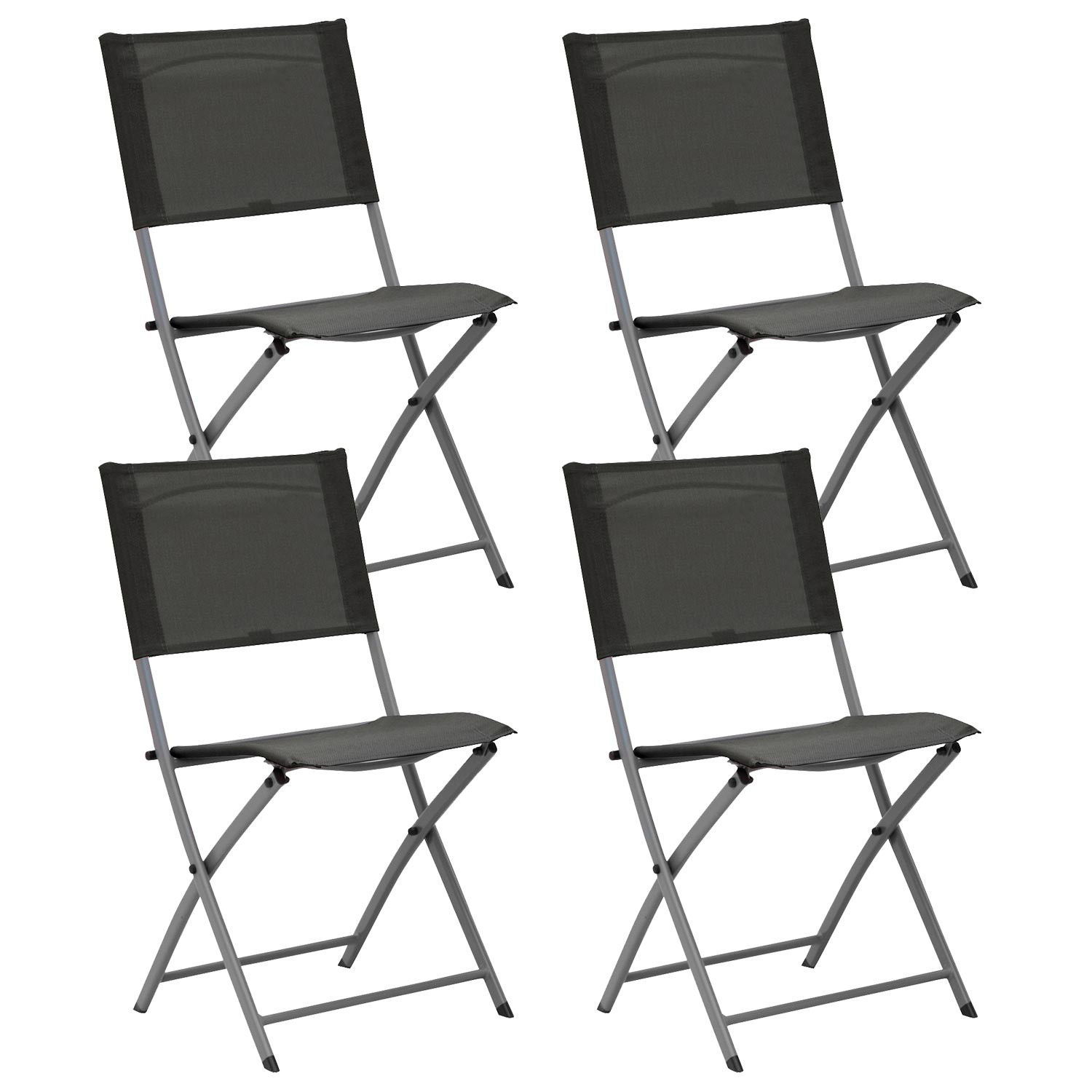 Pack 4 Sillas Plegables Amaia 38,5x50x84cm 7house Mesas y Sillas Plegables 1